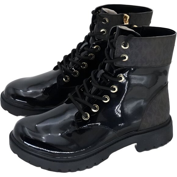 Michael Kors Black/Brown Alistair Bootie Size 7 M US - Picture 2 of 6